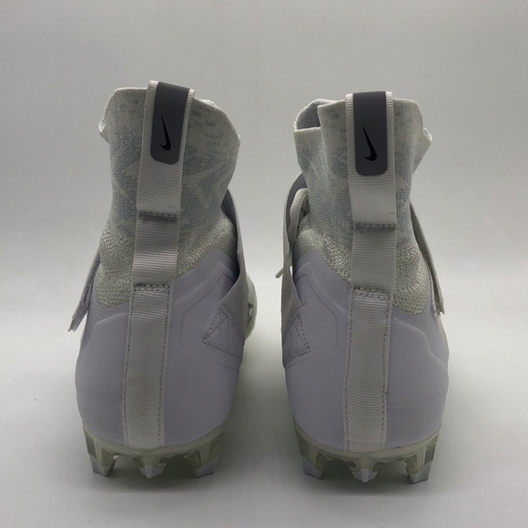 New Men's Nike Alpha Menace Elite 2 White/BlackFootball cleat AO3374-101 NWOB - Picture 5 of 6